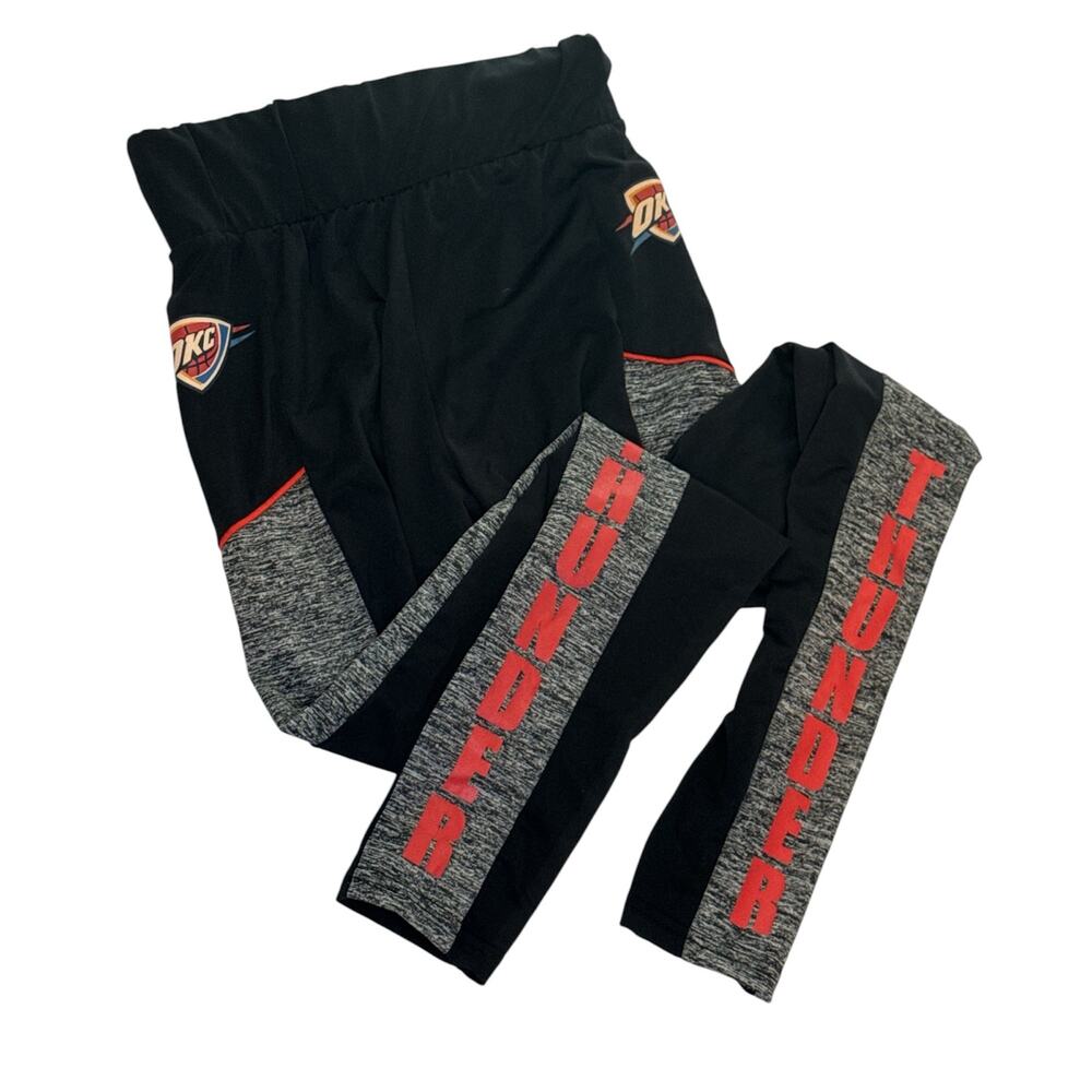 NBA Oklahoma City Thunder Leggings Black Womens Medium OKC Officially Licensed